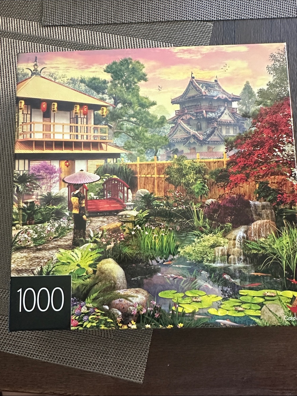 1000-Piece Japanese Garden Jigsaw Puzzle - Multicolor